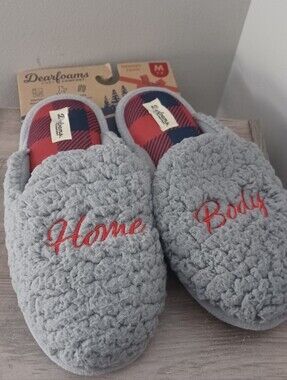 Dearfoams Christmas Slippers Sz 7/8